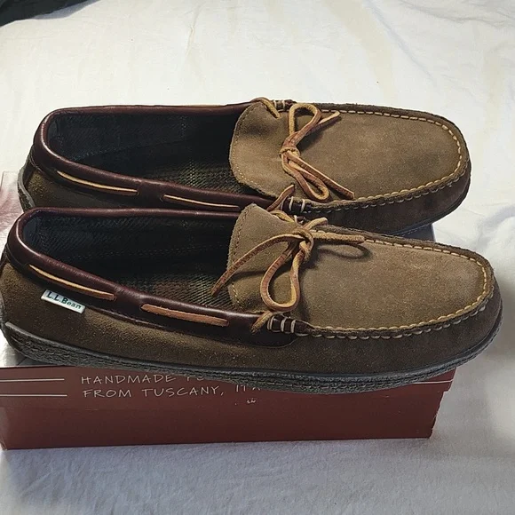 Brown Suede Men's Loafers - Picture 2 of 9